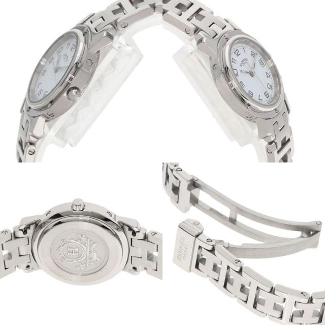 エルメス CL4.210 クリッパー 腕時計 ステンレススチール/SS ジャンク HERMES エルメス CL4.210 クリッパー 腕時計 ステンレススチール