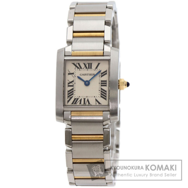 Cartier カルティエ タンクフランセーズ W51007Q4　コマ　18K CARTIER カルティエ W51007Q4 タンクフランセーズ SM 腕時計