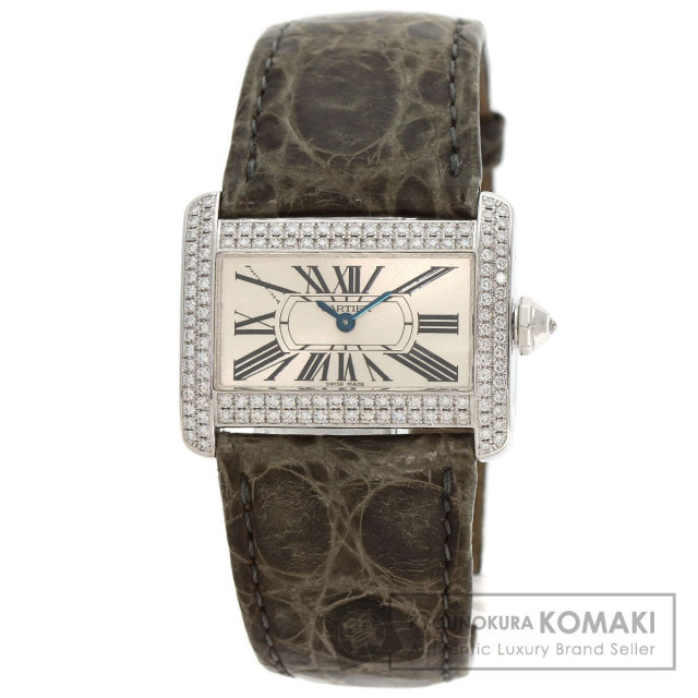 CARTIER カルティエ W2607456 タンクアメリカン SM 腕時計 K18