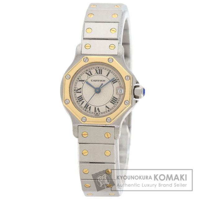 CARTIER カルティエ サントス オクタゴン LM 腕時計 ステンレス