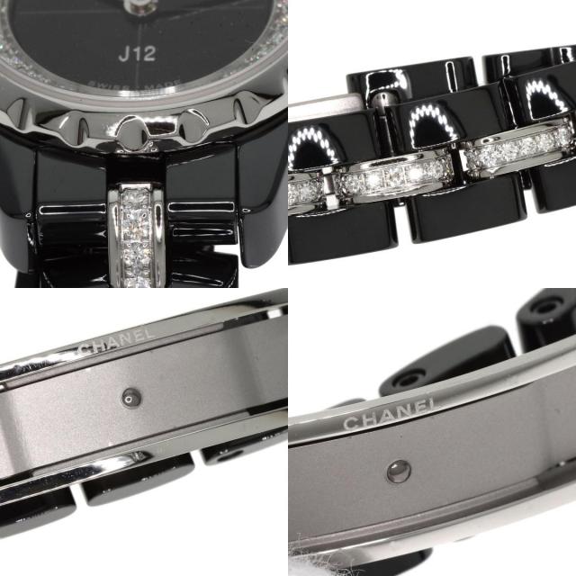 CHANEL シャネル H5236 J12 XS 19mm ダイヤモンド 腕時計 セラミック セラミック レディース [中古] シャネル J12 XS ダイヤモンド 箱・2022年国内正規保証書付き Ref