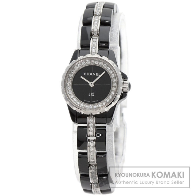 CHANEL シャネル H5236 J12 XS 19mm ダイヤモンド 腕時計 セラミック セラミック レディース [中古] CHANEL シャネル H5236 J12 XS 19mm ダイヤモンド 腕時計 セラミック