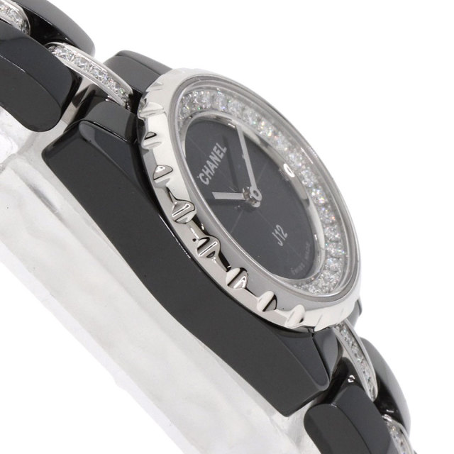 CHANEL シャネル H5236 J12 XS 19mm ダイヤモンド 腕時計 セラミック セラミック レディース [中古] CHANEL シャネル H5236 J12 XS 19mm ベゼル ベルト ダイヤモンド