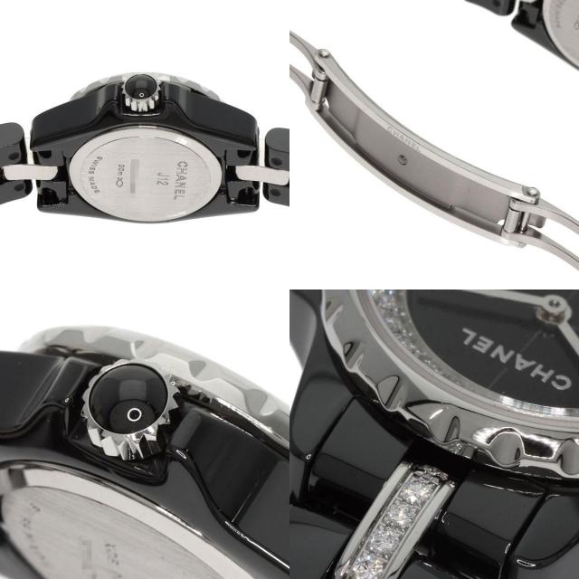 CHANEL シャネル H5236 J12 XS 19mm ダイヤモンド 腕時計 セラミック