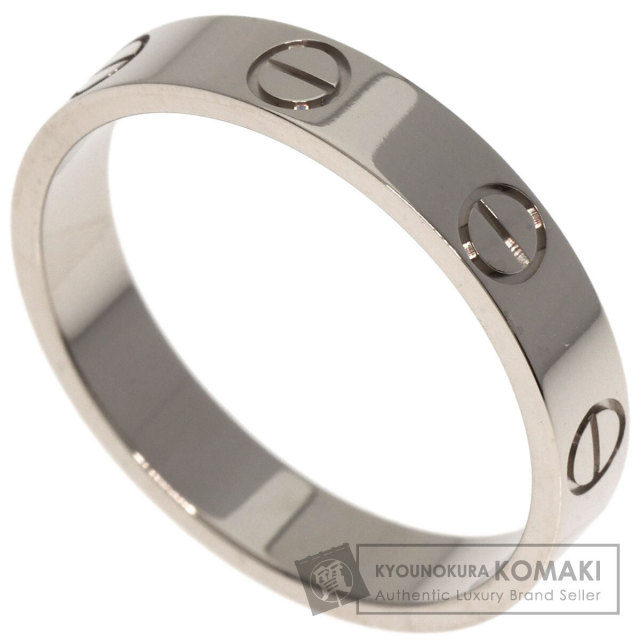 Cartier カルティエ ミニラブリング/K18WG/ケース+箱付/49号/ CARTIER カルティエ ミニラブリング #53 リング・指輪 K18