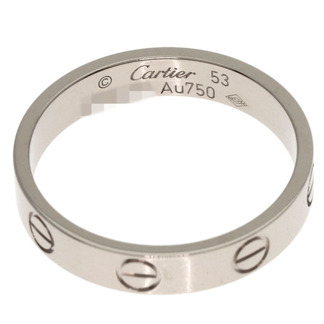 Cartier ミニラブリング ホワイトゴールド #53 CARTIER カルティエ ミニラブリング #53 リング・指輪 K18
