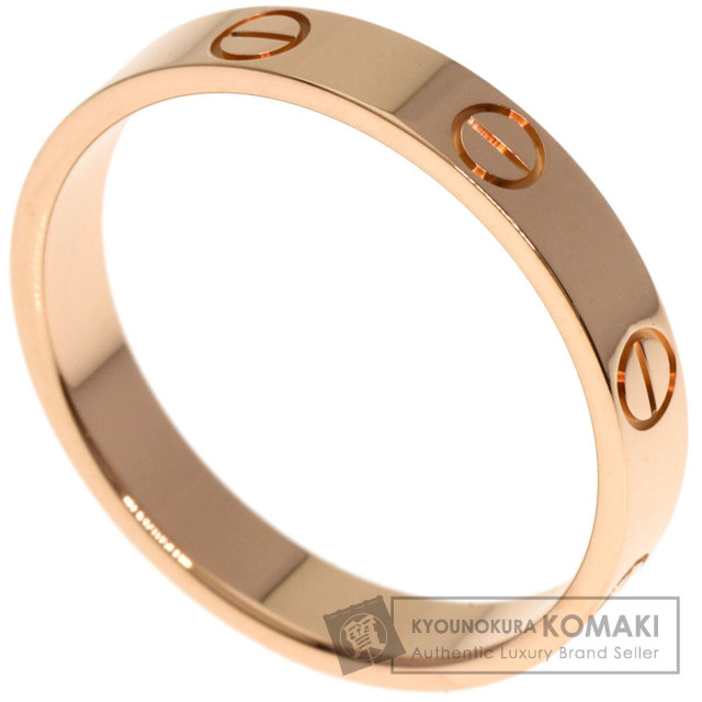 Cartier カルティエ ミニラブリング/K18WG/ケース+箱付/49号/ Cartier - カルティエ ミニラブリング ウェディング 49号 K18WG