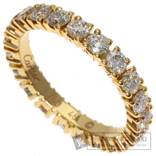 Cartier カルティエ リング K18WG 48 4801024N0014 Cartier 【カルティエ】K18WGダイヤモンドリング (NO.62035