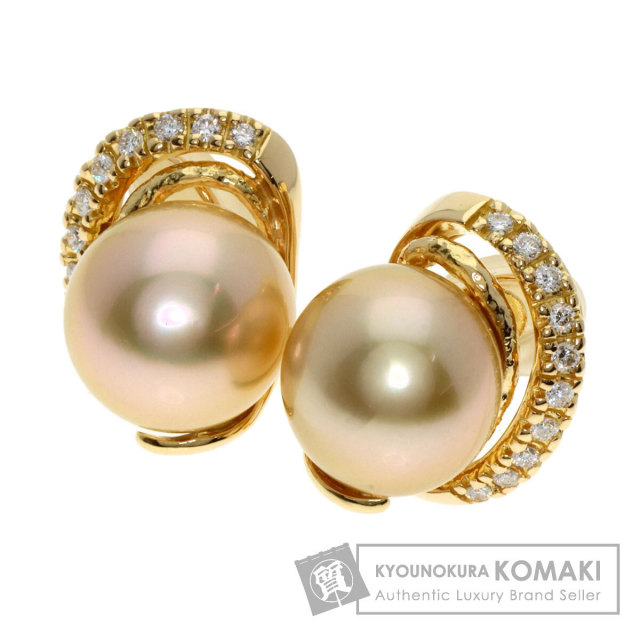 TASAKI タサキ パール 真珠 ダイヤモンド イヤリング K18
