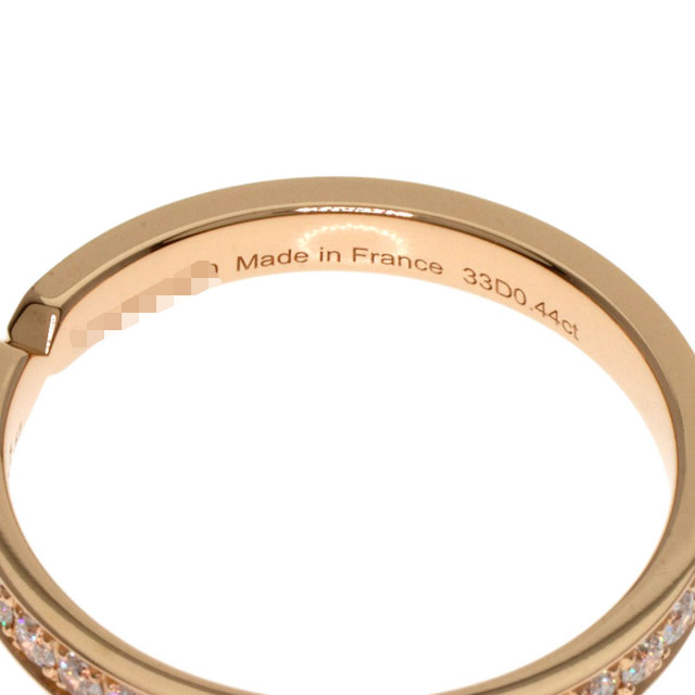 【nkahoo】HERMESエヴァーケリーPM k18 PGリング 指輪 HERMES エルメス エヴァー ケリー PM フルエタニティ #51 リング・指輪