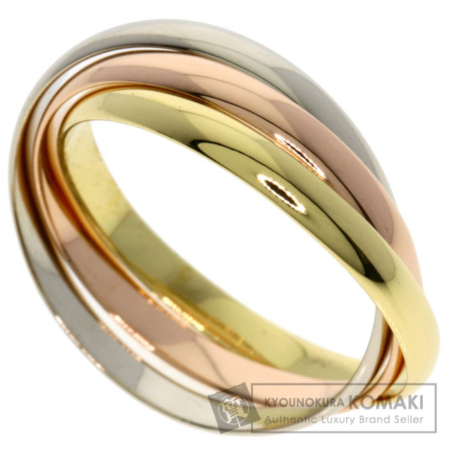超美品✨カルティエ　トリニティ リング　XS K18スリーゴールド サイズ 52 Cartier - カルティエ リング トリニティ スリーカラー XS 52号