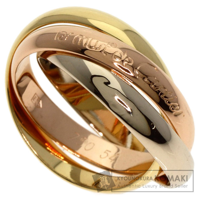 CARTIER カルティエ トリニティ #54 リング・指輪 K18イエロー
