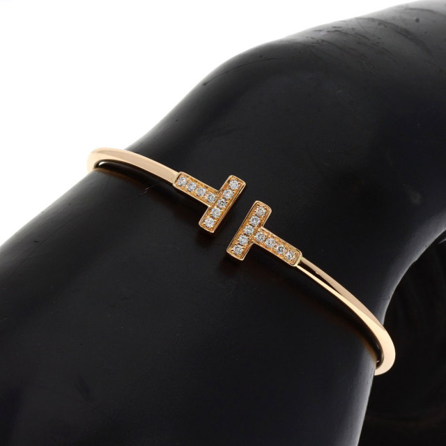 TIFFANY&Co. ティファニー Tワイヤー ダイヤモンド ブレスレット