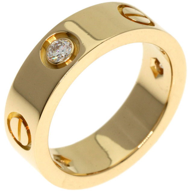 CARTIER カルティエ ラブリング ハーフ ダイヤモンド #49 リング