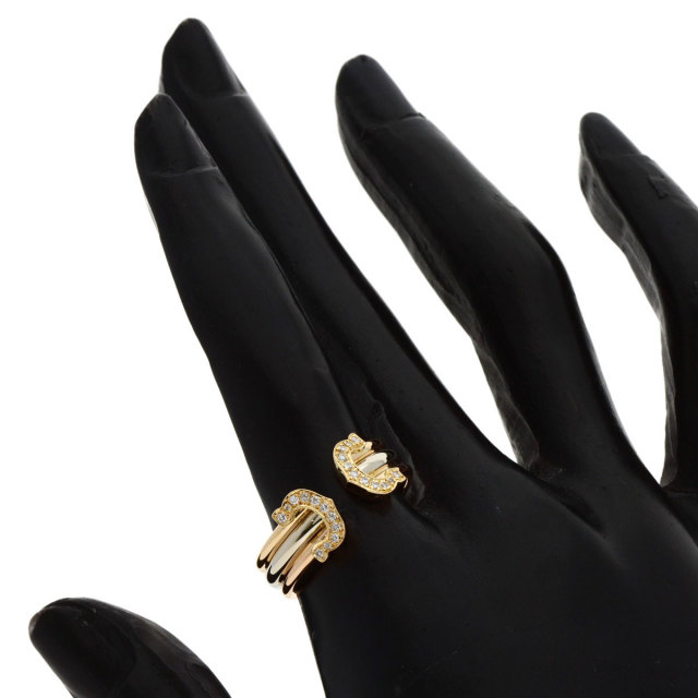 カルティエ　2C K18 ダイヤモンド リング Cartier 【カルティエ】K18ダイヤモンドリング (NO.61317