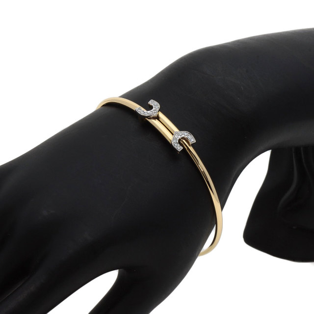 CARTIER カルティエ ヴィンテージ 2C ダイヤモンド ブレスレット