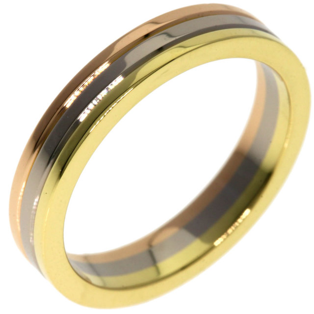 【新品仕上げ】カルティエ　ヴァンドーム　スリー ゴールド　リング　10号 コメ兵｜カルティエ ルイ カルティエ ヴァンドーム リング