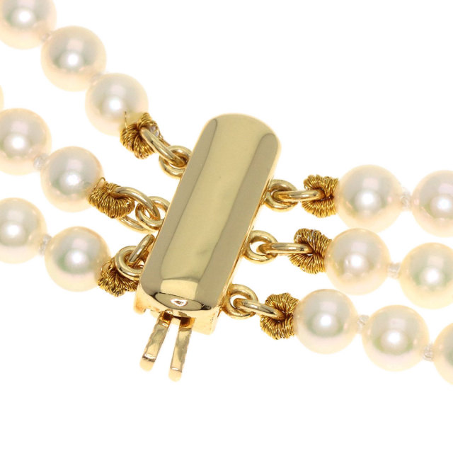 MIKIMOTO ミキモト ベビーパール 真珠 ダイヤモンド 3連