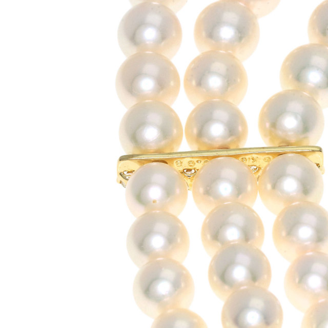 MIKIMOTO ミキモト ベビーパール 真珠 ダイヤモンド 3連