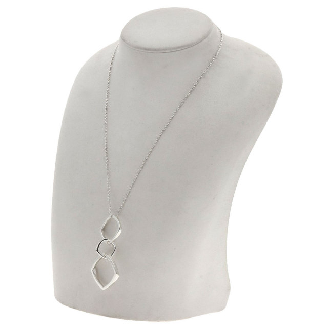 【極美品】〈TIFFANY & Co. 〉トリプルキー ネックレス TIFFANY&Co. ティファニー トリプル トルク ネックレス シルバー