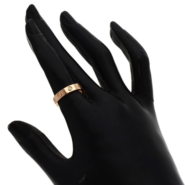 CARTIER カルティエ ミニ ラブリング 1P ダイヤモンド #49