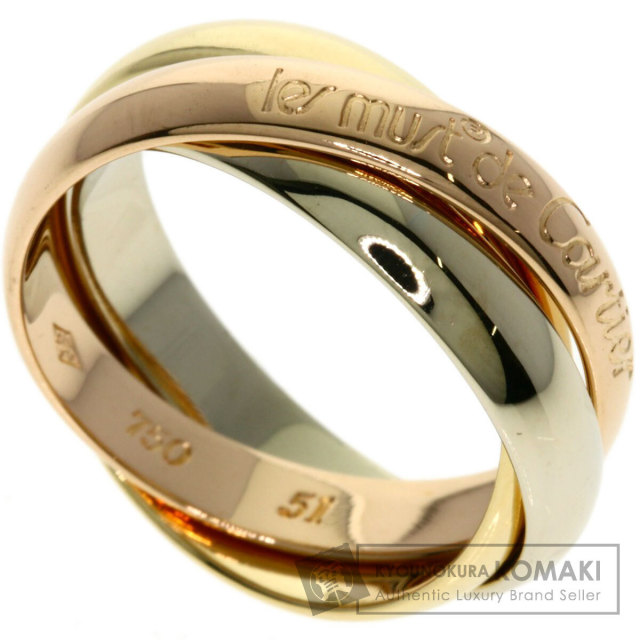 CARTIER カルティエ トリニティ MM #51 リング・指輪 K18