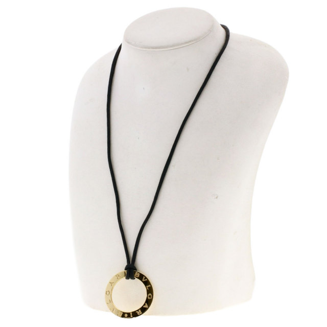 BVLGARI ブルガリ ロゴサークル ネックレス K18イエローゴールド