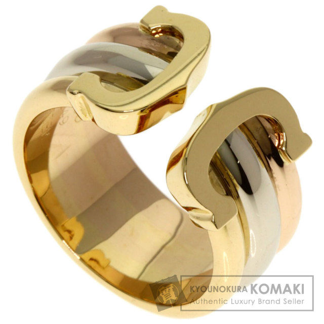 CARTIER カルティエ 2Cリング LM リング・指輪 K18イエロー
