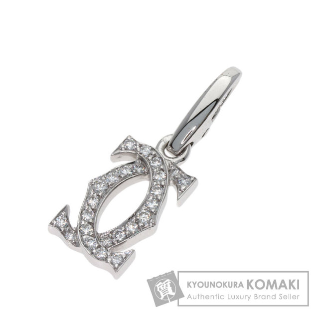 カルティエ ペンダントトップ 2C ダイヤモンド
