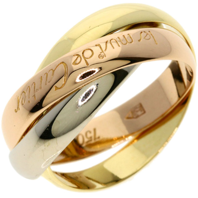 CARTIER カルティエ トリニティ #49 リング・指輪 K18イエローゴールド