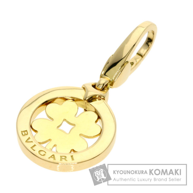 BVLGARI ブルガリ トンド クローバー チャーム ペンダントトップ K18