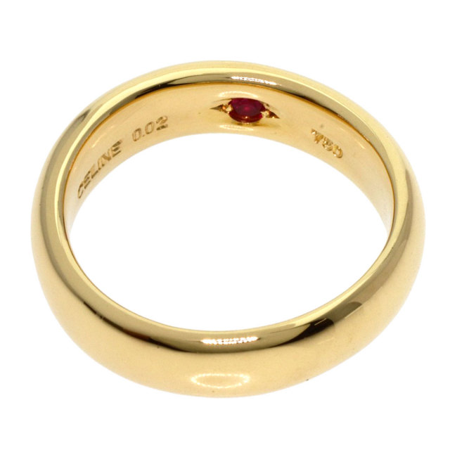 セリーヌ リング・指輪 インナーストーン ルビー