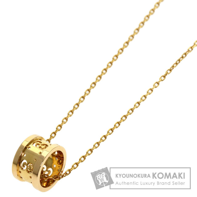 GUCCI グッチ アイコン ネックレス K18イエローゴールド