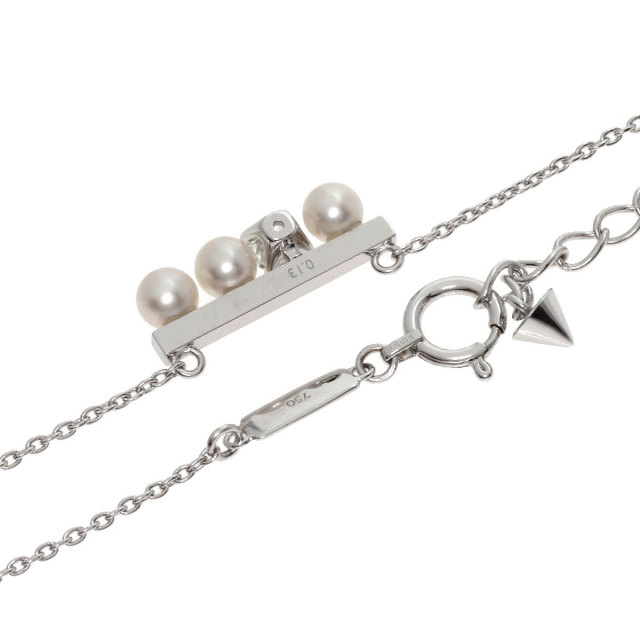 TASAKI タサキ プチバランス ソロ ダイヤモンド ネックレス K18