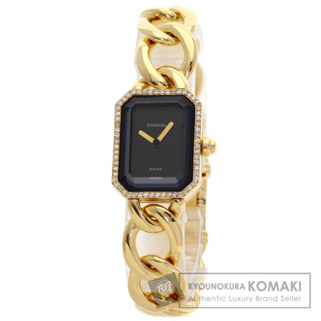 CHANEL シャネル H0003 プルミエール 金無垢 腕時計 K18イエロー