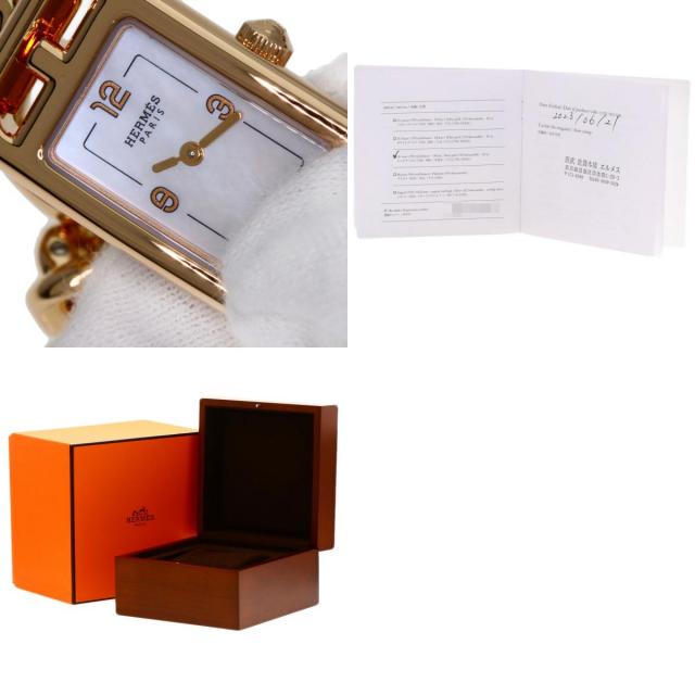 HERMES エルメス NA2.170 ナンタケット 腕時計 K18ピンクゴールド