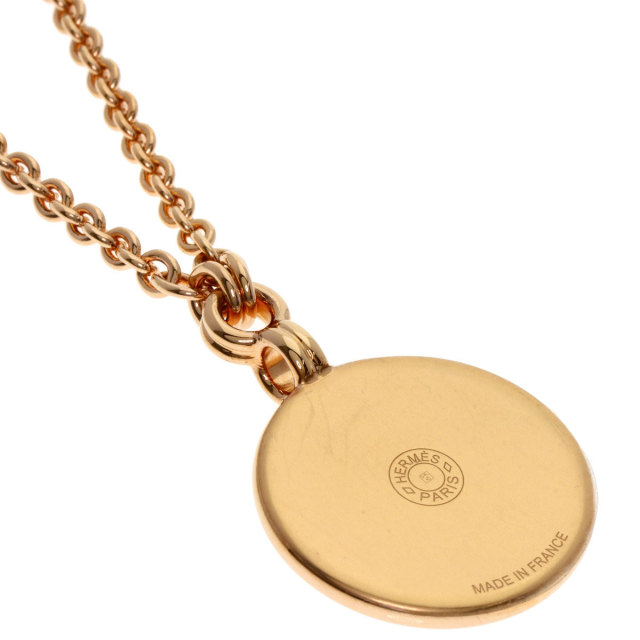 HERMES エルメス　ネックレス　メダイユ　ブラゾン　PM HERMES エルメス メダイユ ブラゾン PM ネックレス GP