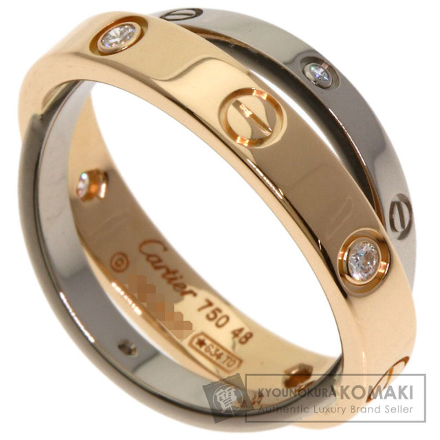 専用　美品✨Cartier ミニラブリング K18WG 48号（約8号） 正規品 楽天市場】カルティエ ミニラブリングの通販