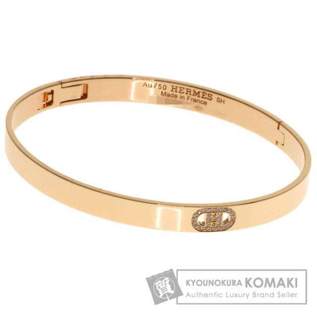 エルメス　ブレスレット HERMES エルメス ブレスレット ガンバード K18 ホワイトゴールド