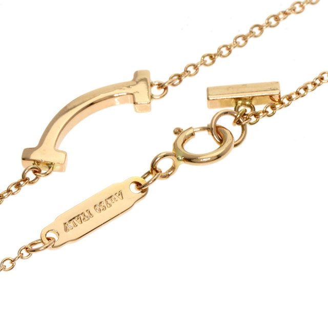 TIFFANY&Co. ティファニー Tスマイル ミニ ネックレス K18ピンク