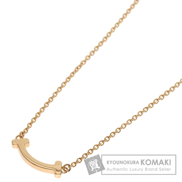 Tスマイルダイヤモンドネックレス　K18 Tスマイルダイヤモンドネックレス K18