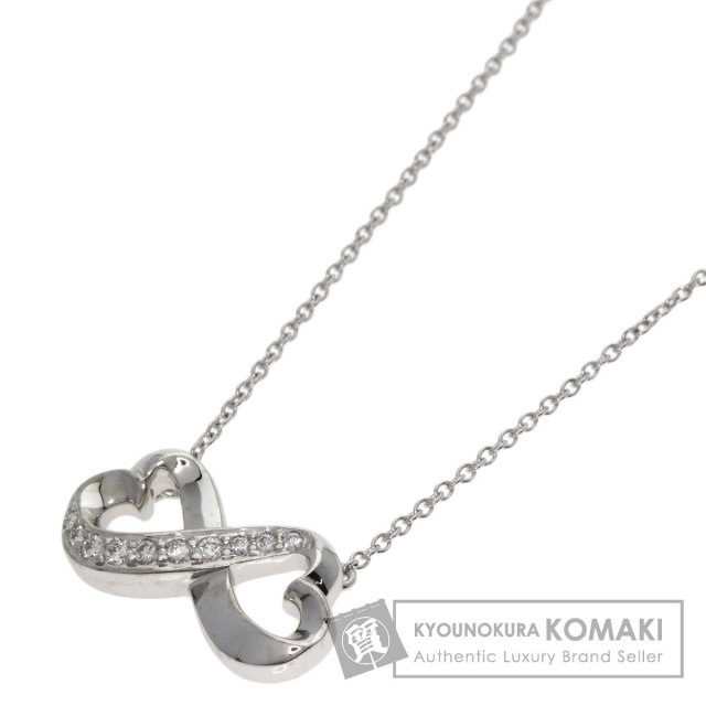 美品 Tiffany&Co. ティファニー ダブル ラビングハート ネックレス TIFFANY&Co. ティファニー ダブルラビングハート ネックレス K18