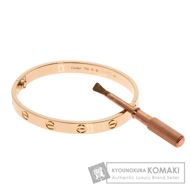 カルティエ ブレスレット ラブブレス #16 ドライバー付き