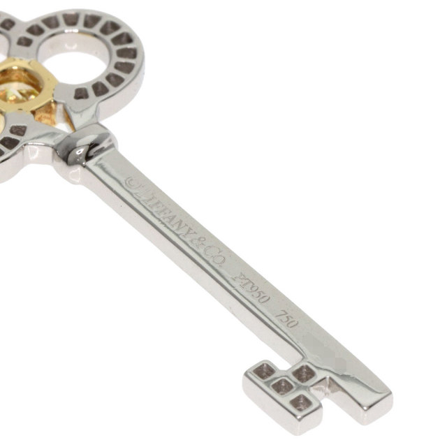 ティファニー ペンダントトップ クラウンキー イエローダイヤモンド ダイヤモンド