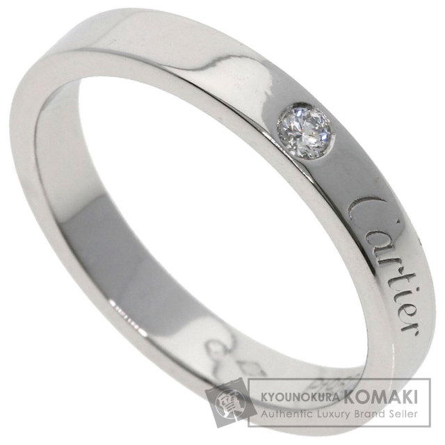 CARTIER カルティエ エングレーブド 2P ダイヤモンド #50 リング・指輪  