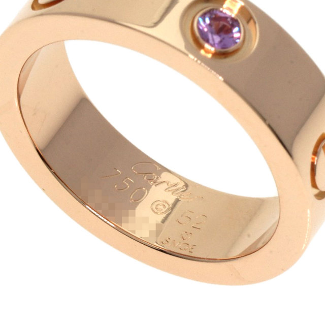 CARTIER カルティエ ラブリング 1P ピンクサファイア #52 リング