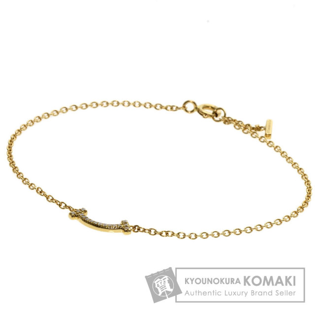 TIFFANY&Co. ティファニー Tスマイル ミニ ダイヤモンド ブレスレット  