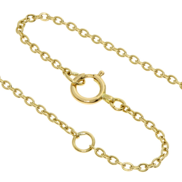 Dior ディオール CD ロゴダイヤボンド ネックレス K18ピンク