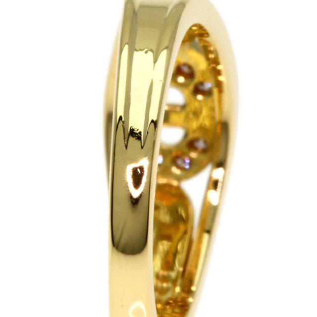 Dior ディオール ロゴ ダイヤモンド リング・指輪 K18イエローゴールド