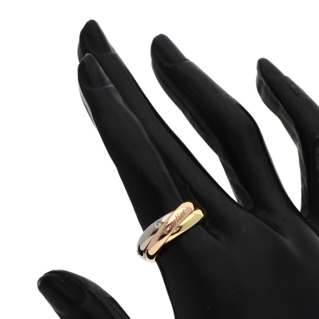 CARTIER カルティエ トリニティ 5P ダイヤモンド #51 リング